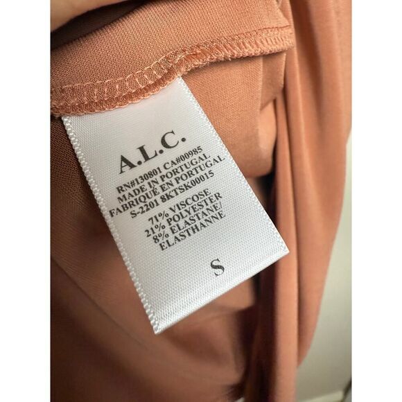 A.L.C. Dawnson Ruched Jersey Midi Skirt Sz. XS - Picture 7 of 8